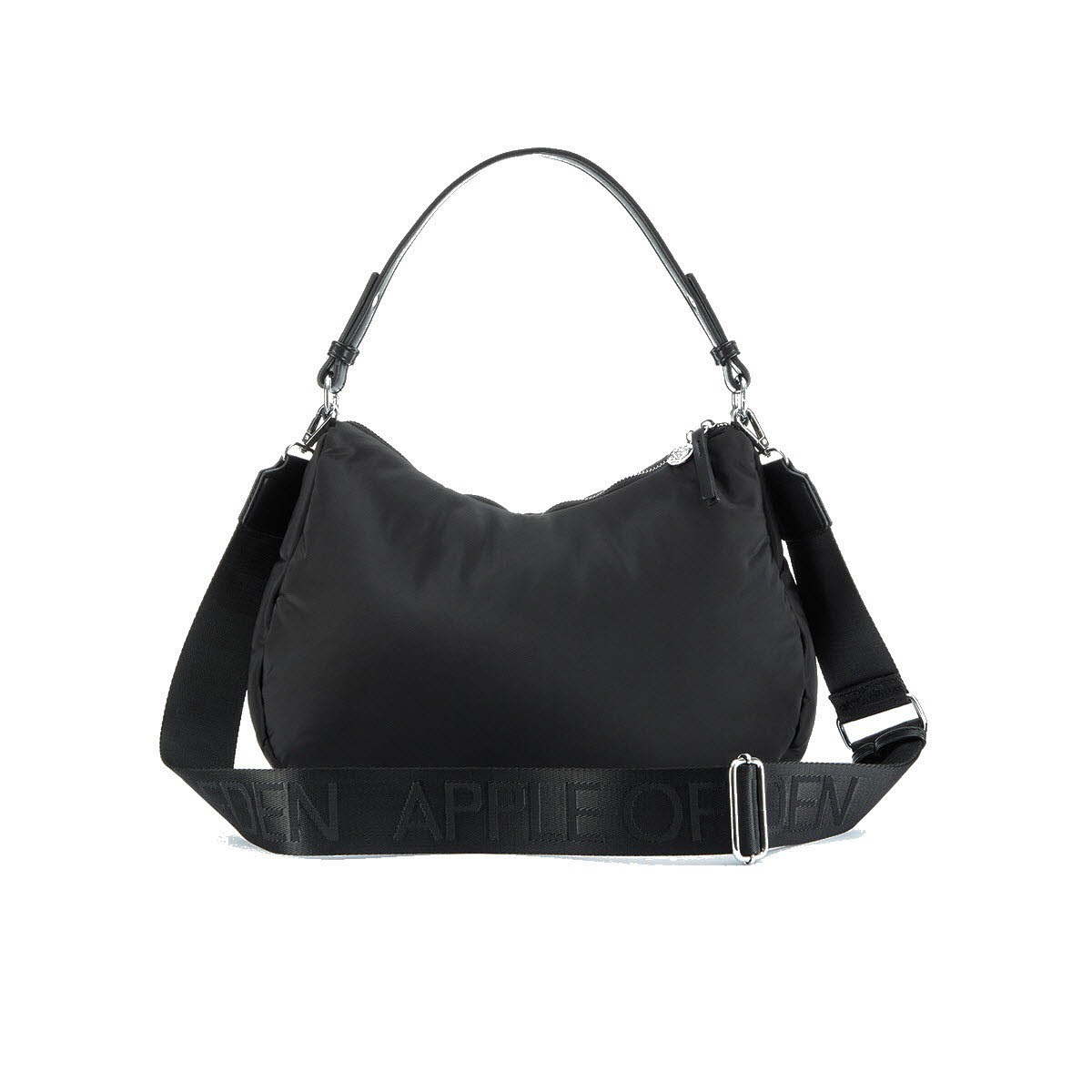 puffer hobo PORTO BLACK