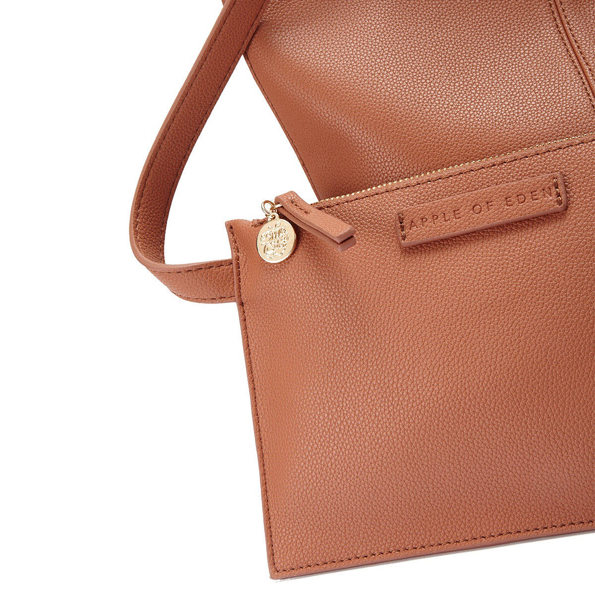 hobo grainy VALETTA COGNAC