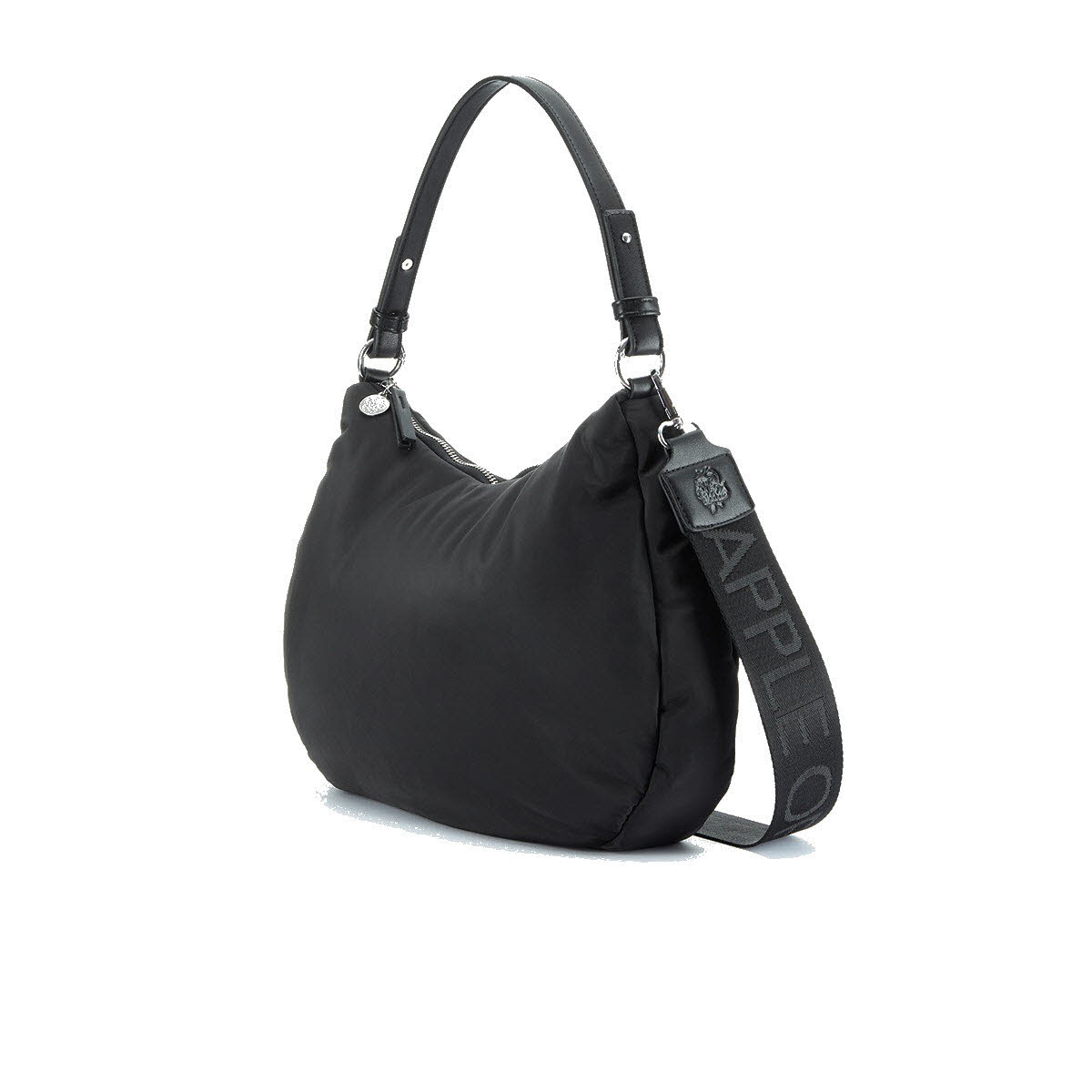 puffer hobo PORTO BLACK