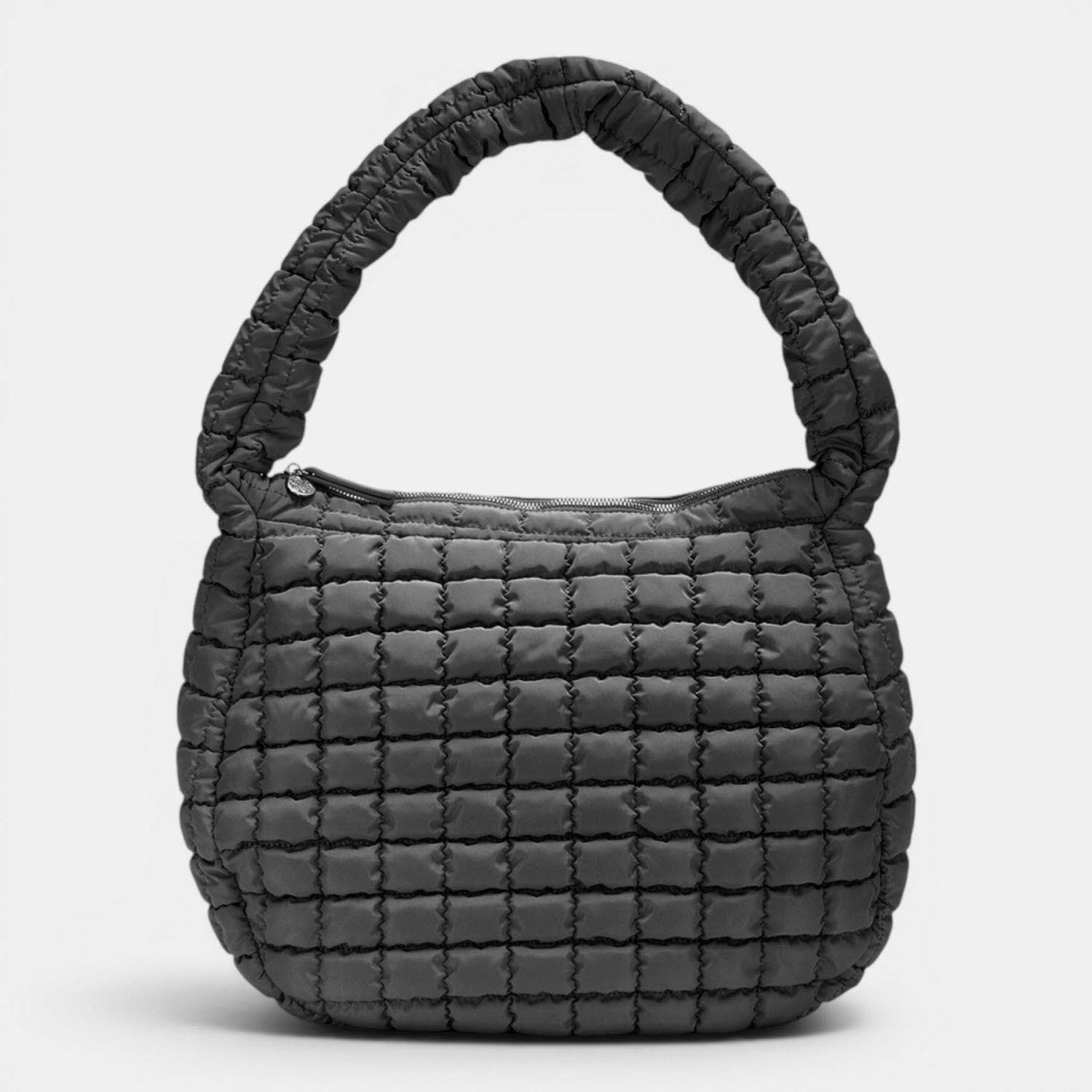 puffer hobo VALENCIA BLACK