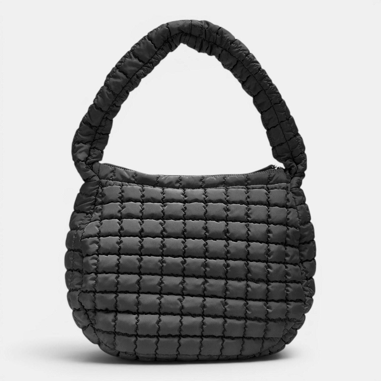 puffer hobo VALENCIA BLACK