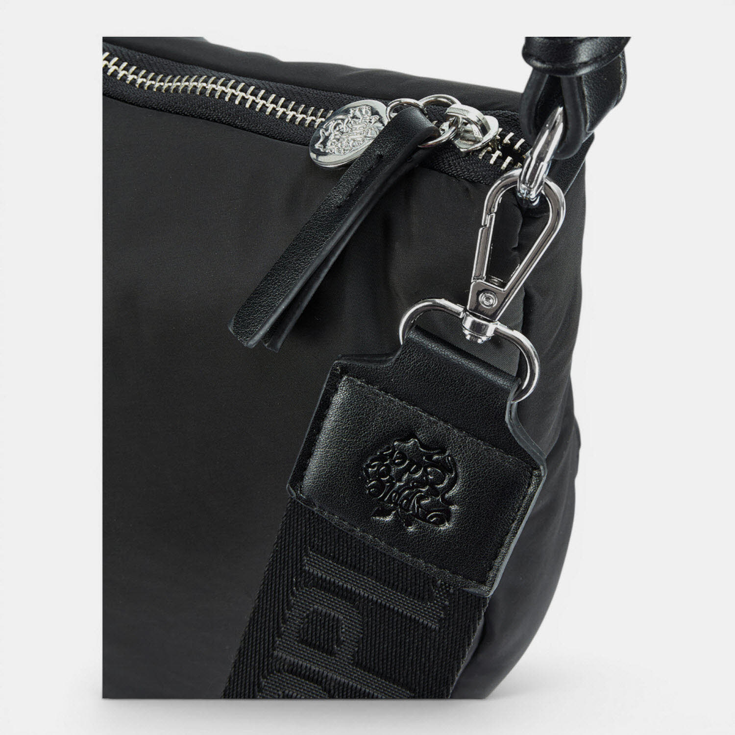 puffer hobo PORTO BLACK