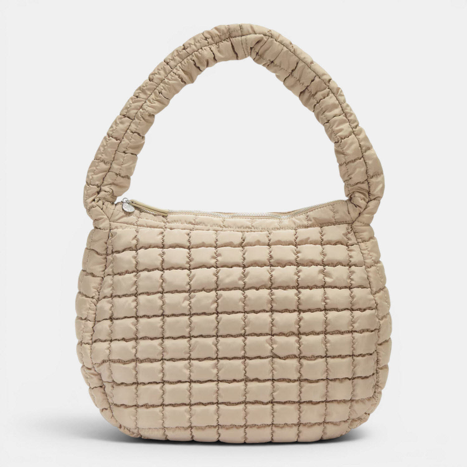 puffer hobo VALENCIA TAUPE