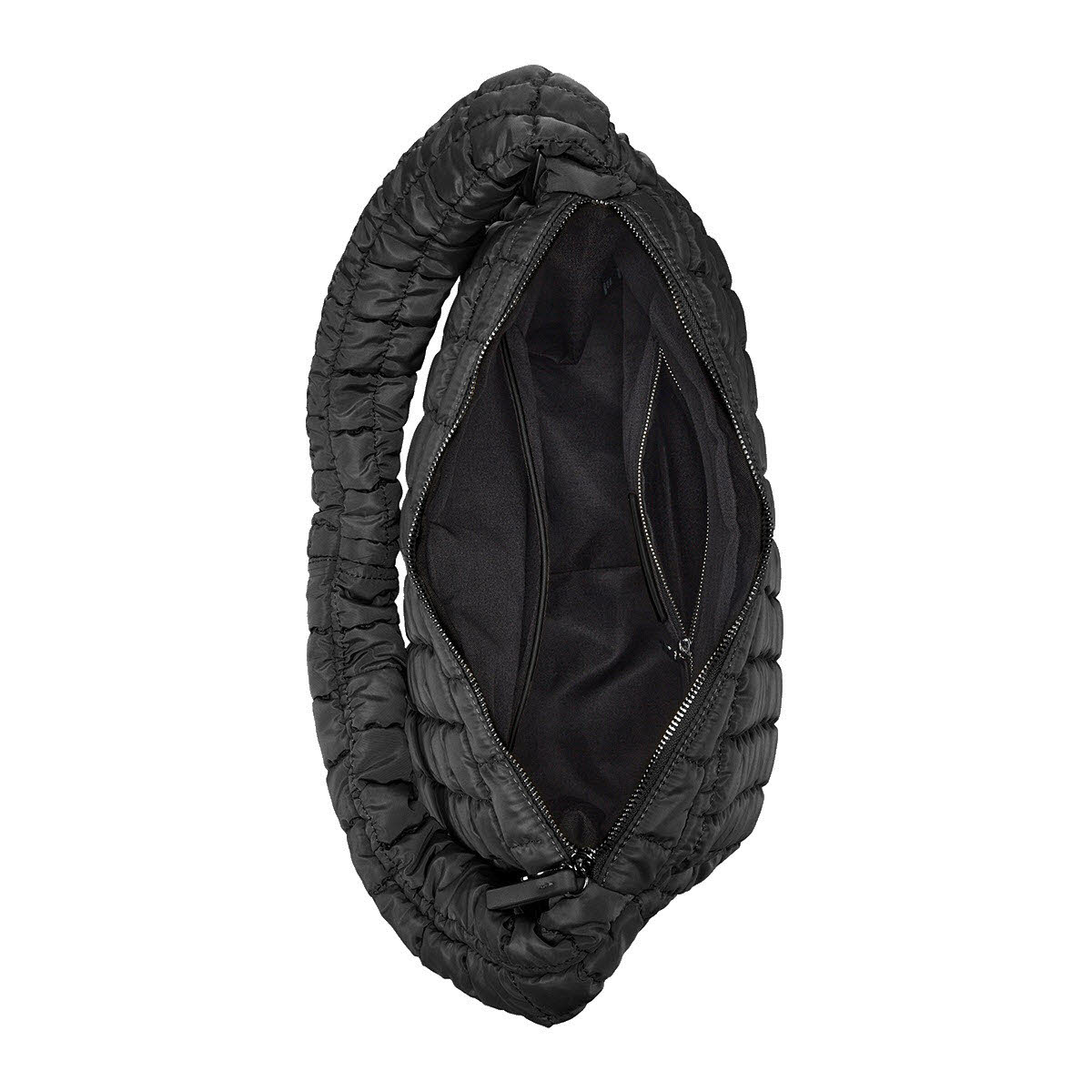 puffer hobo VALENCIA BLACK