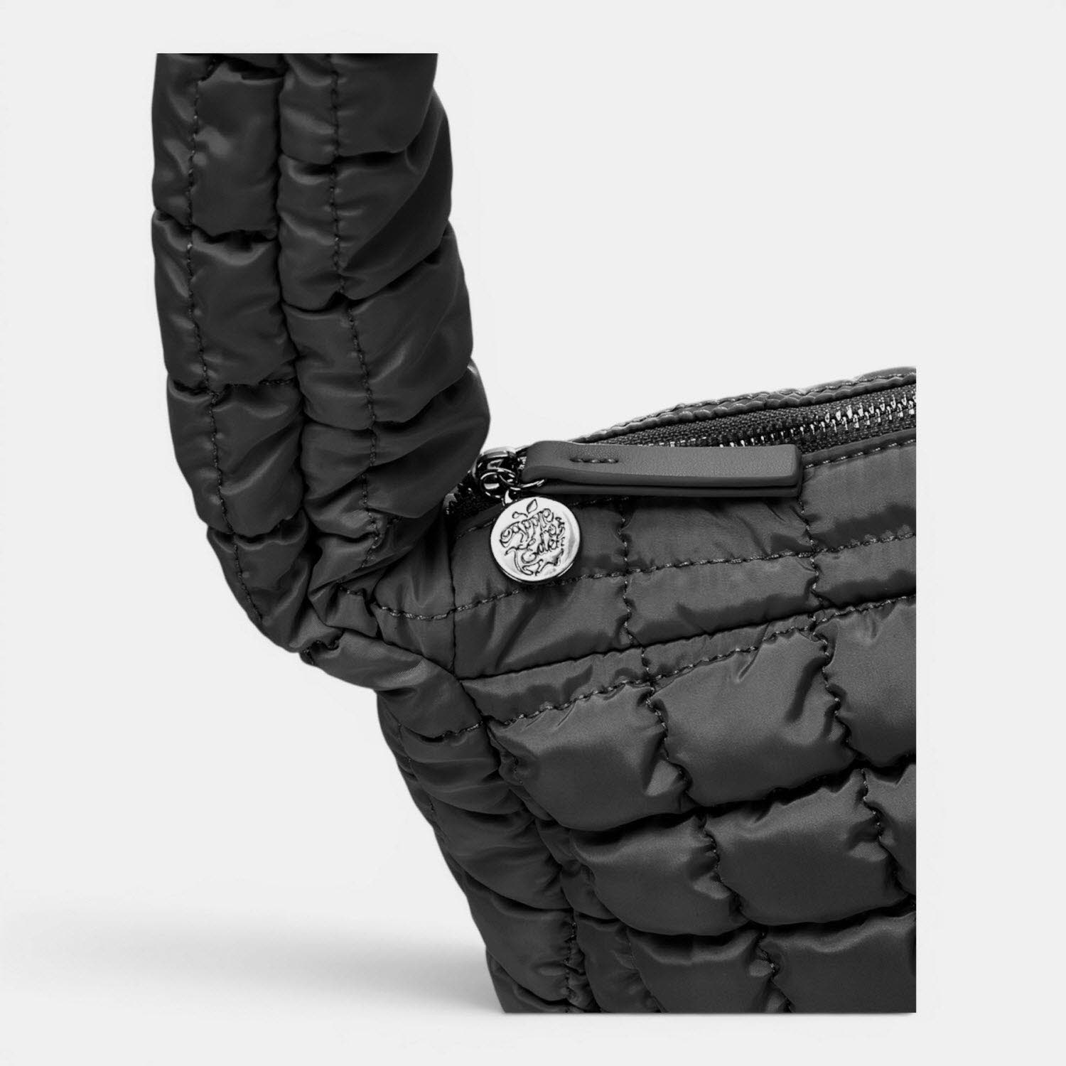 puffer hobo VALENCIA BLACK