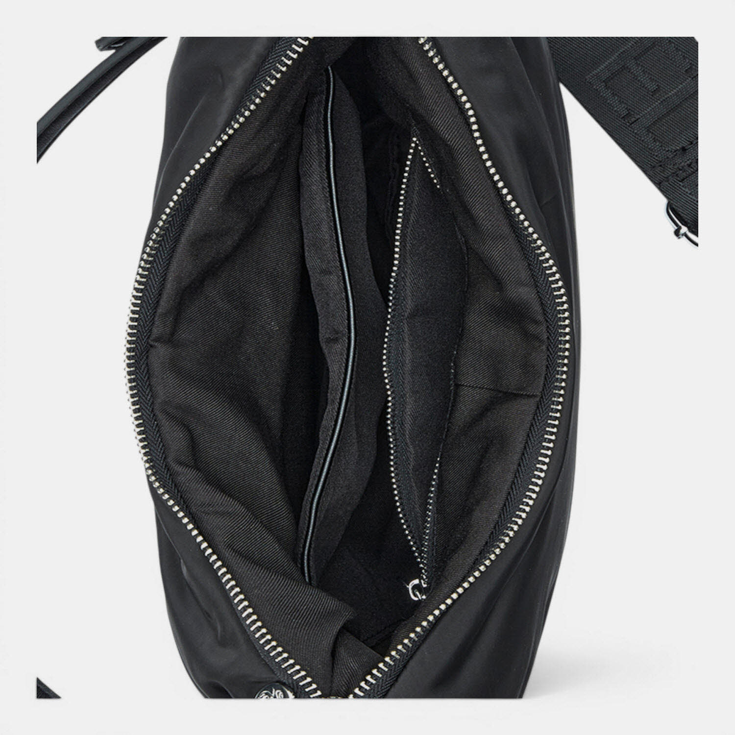 puffer hobo PORTO BLACK
